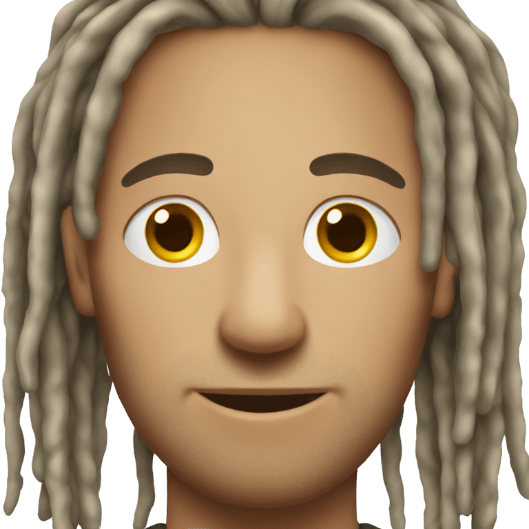 A white guy with dreads emoji