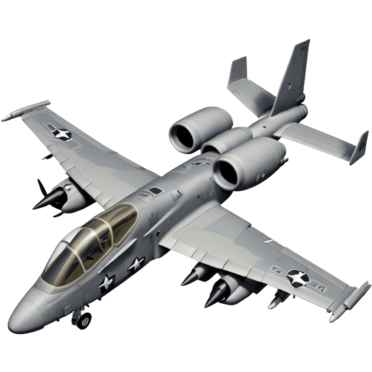 Warthog Jet (A-10 Thunderbolt II) - Fairchild Republic (Model Year: 2022) (Iconic colour: Desert camo) emoji