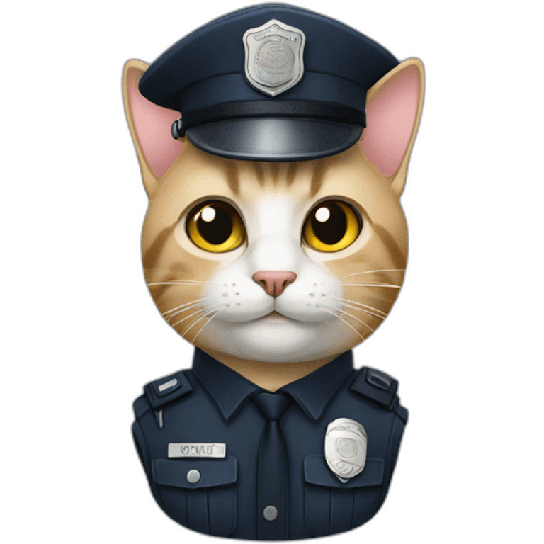 cat - police officer emoji