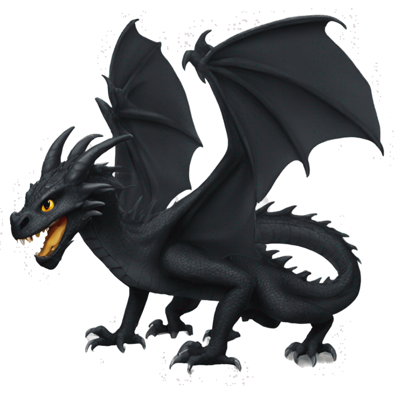 black dragon emoji