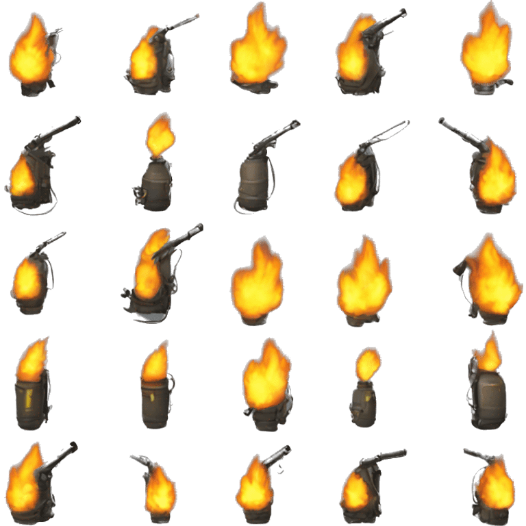 Heavy flamethrower system emoji