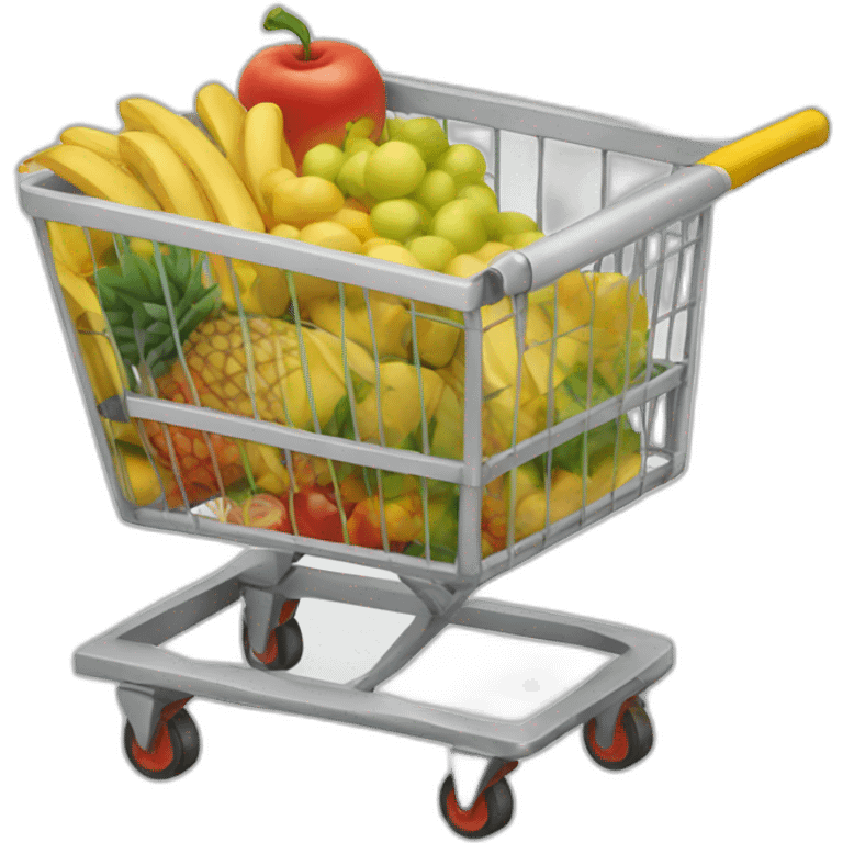 A Super Market cart  emoji