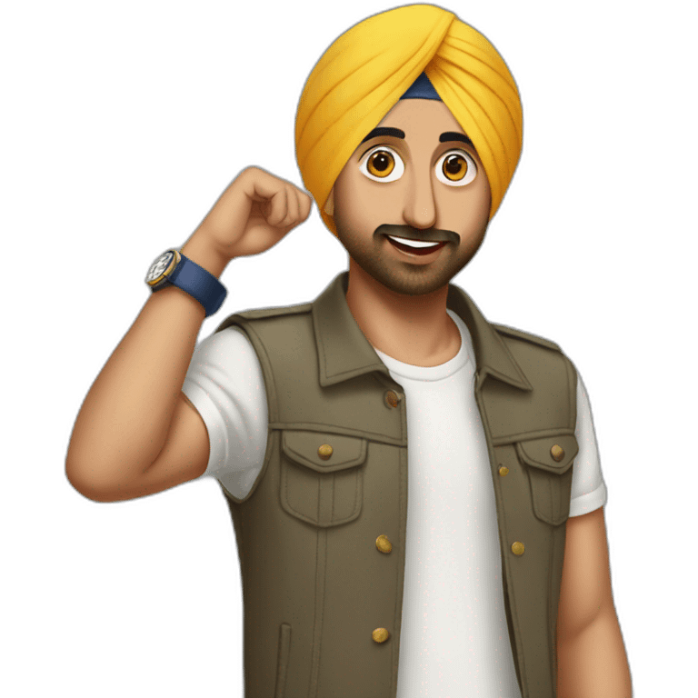 Diljit Dosanjh emoji