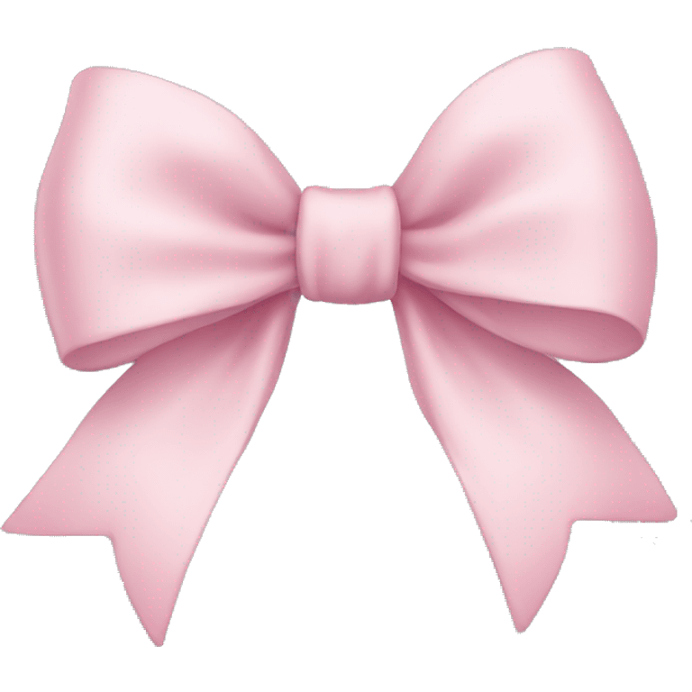 Light pink bow  emoji