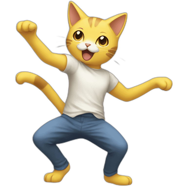 dancing-bicolor-cat-pokemon emoji