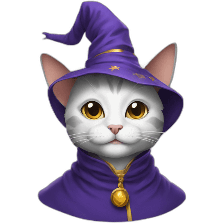 Wizard cat emoji