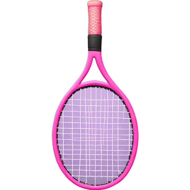 pink tennis racket emoji