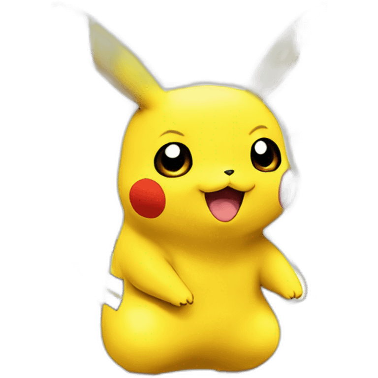 pikachu sur tortani emoji