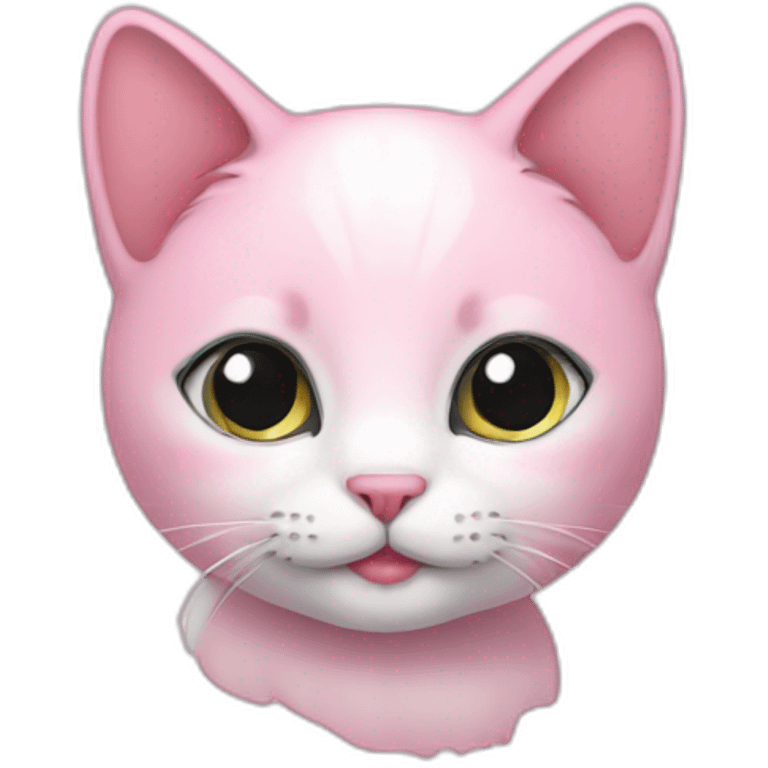 Kitty pink emoji