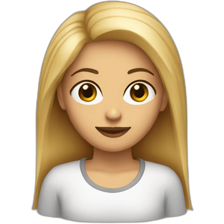 Chica 45 años rubia pelo corto estilo chico ojos marrones emoji