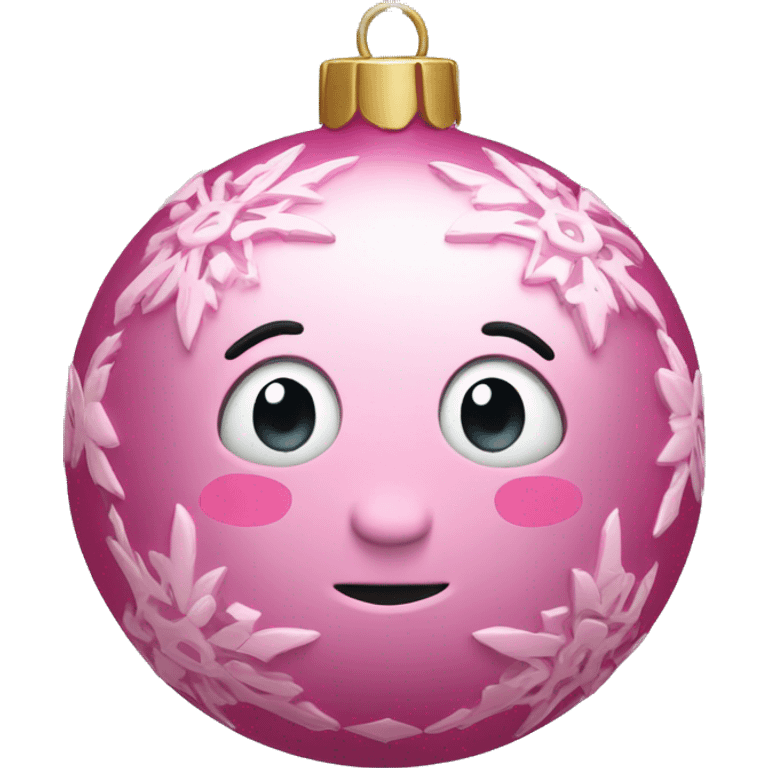 Pink ornament emoji