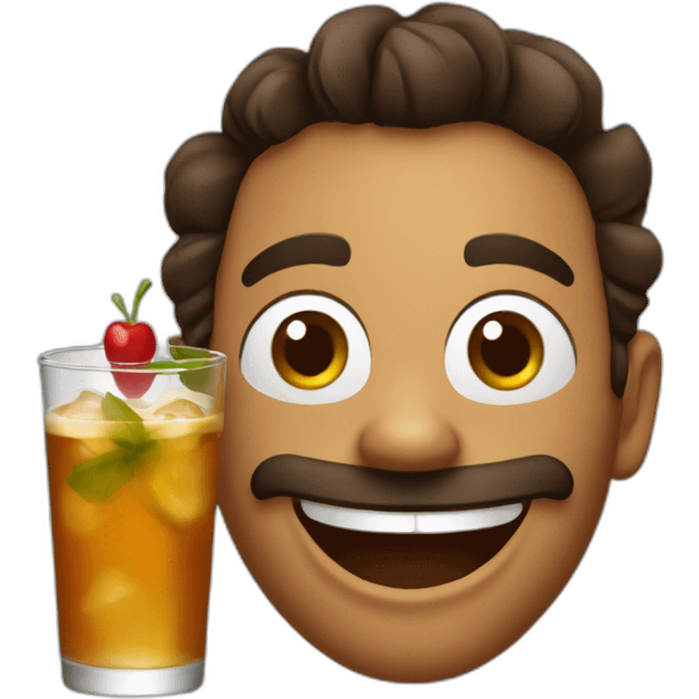 Cuba libre smiling emoji