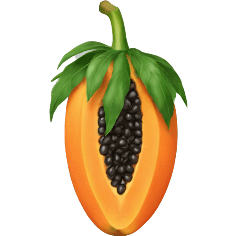 papaya emoji