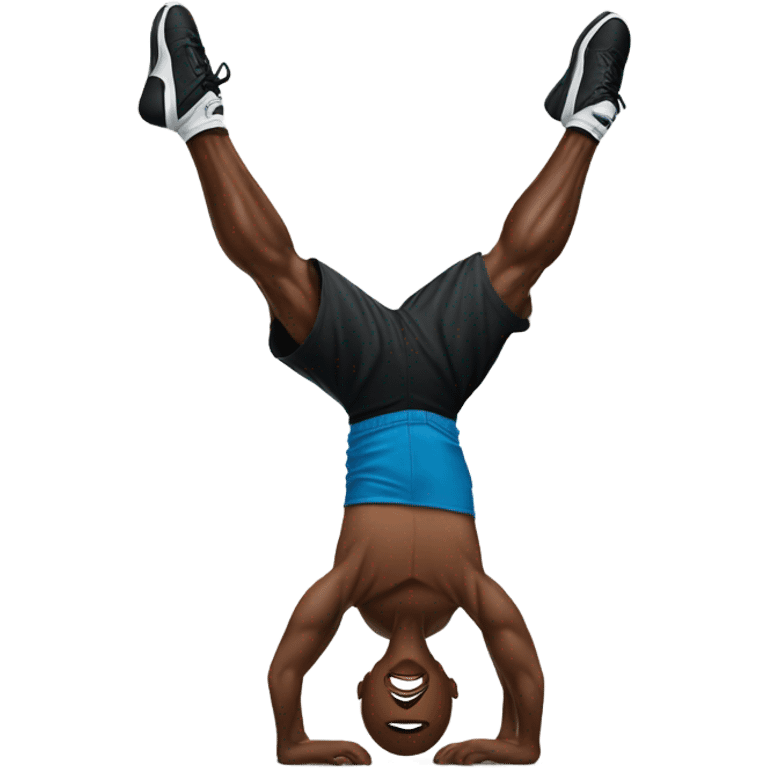 michael jordan doing a handstand emoji