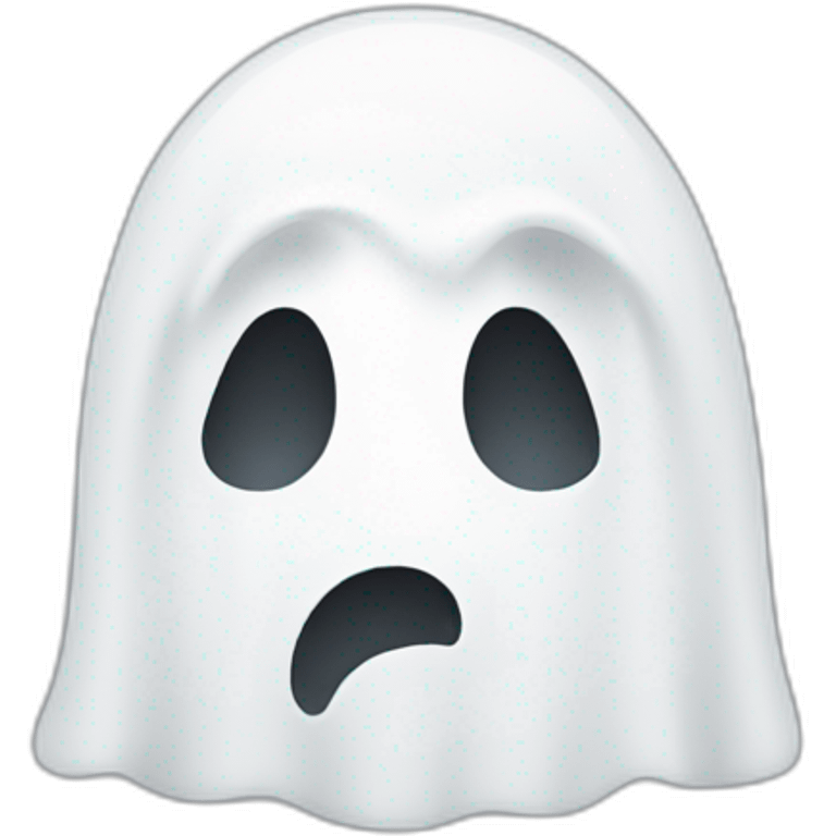 Ghost emoji in white color emoji