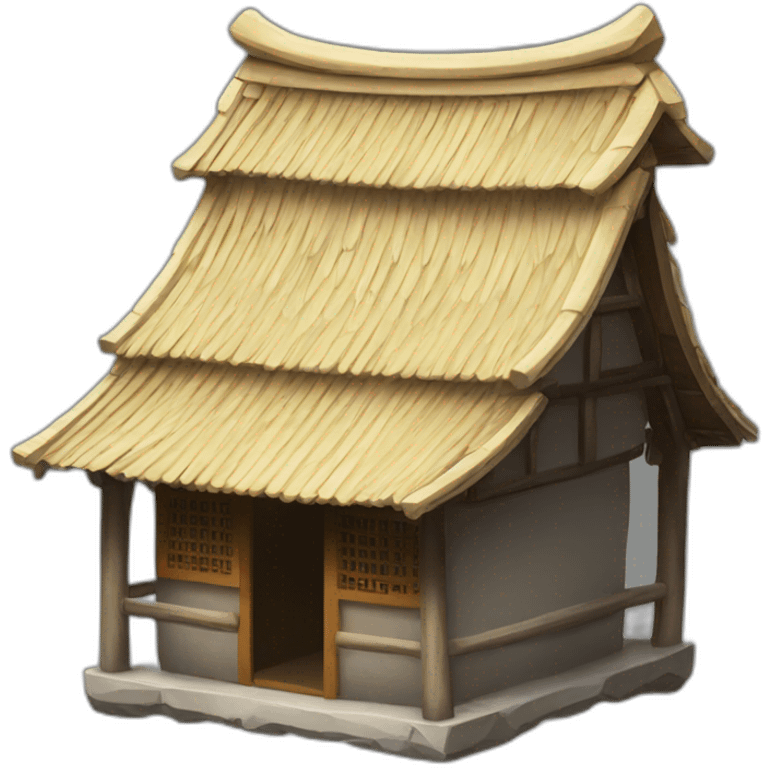 an average Chinese-style hut emoji