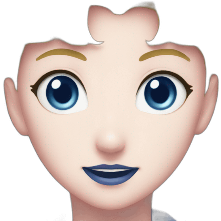 sailor moon face close emoji