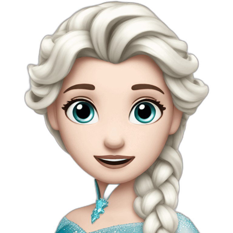 Elsa frozen emoji