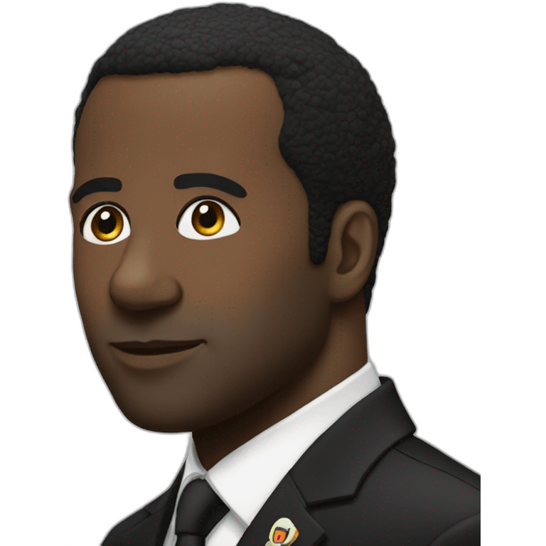 black-macron emoji