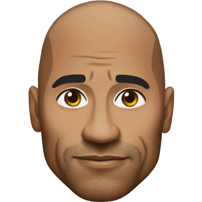 the rock look emoji