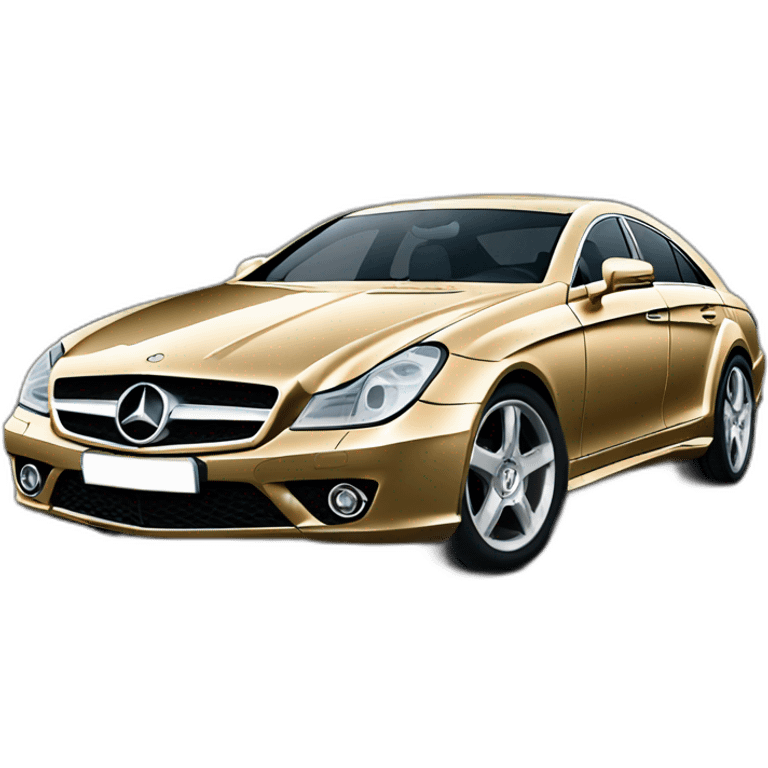 Mercedes CLS w219 gold emoji