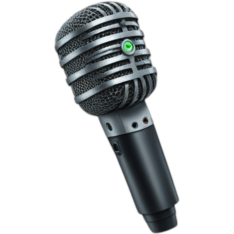 Voice microphone emoji