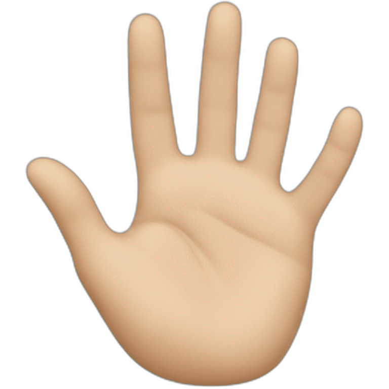 Hand emoji