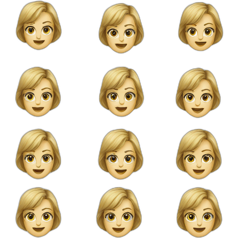 Sandra Huller german actress face head short hair emoji