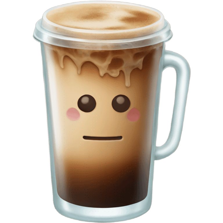 Ice coffee emoji