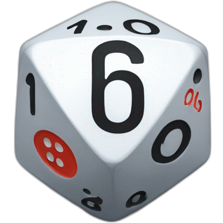 d10 die emoji