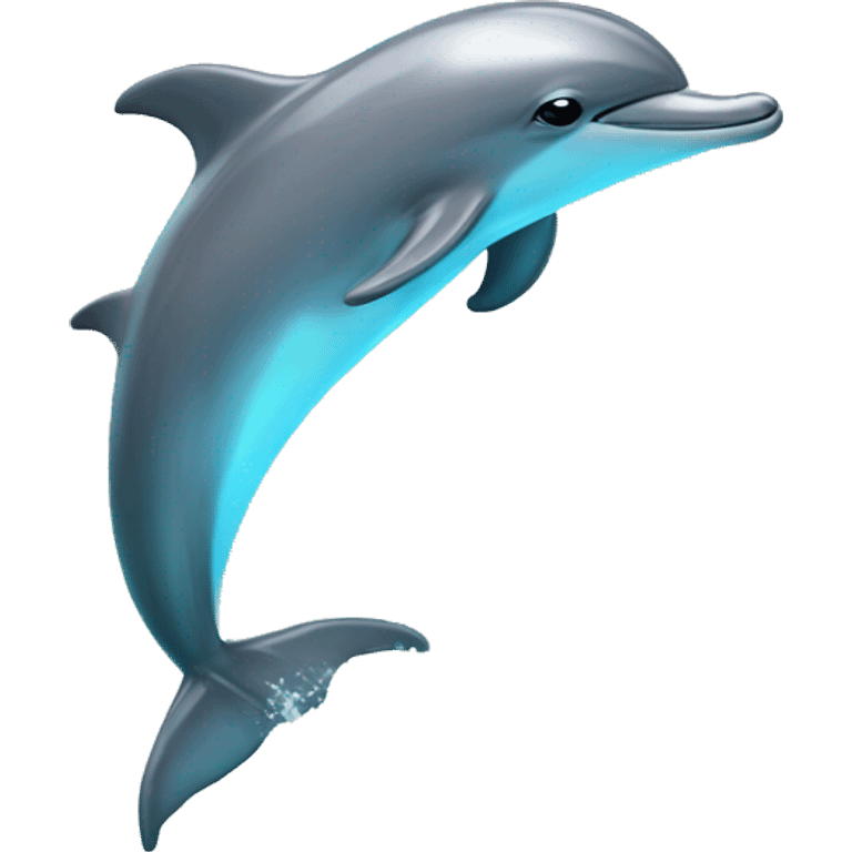 dolphin with a unicore emoji