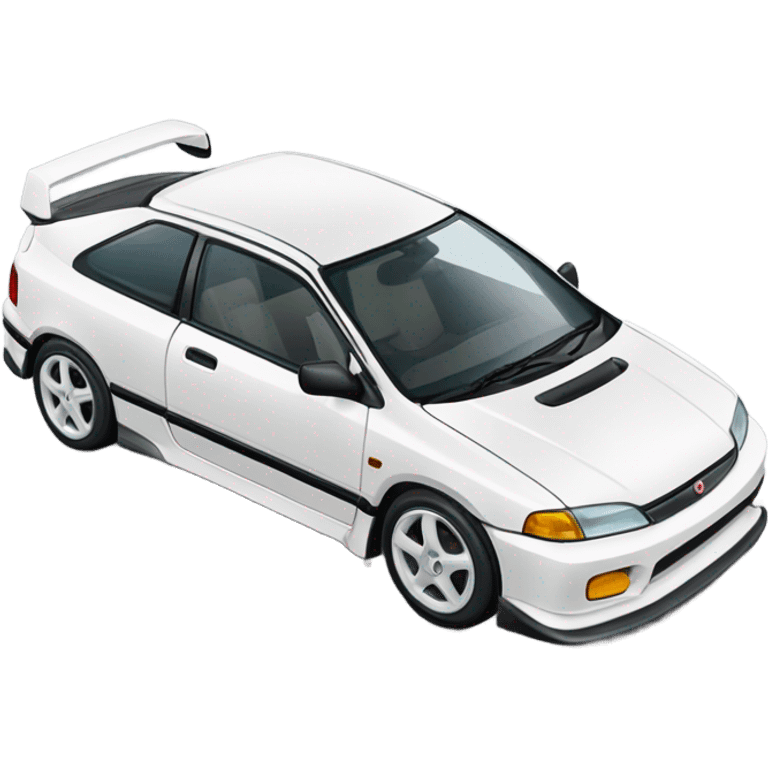 Honda-Civic-EK9, white emoji