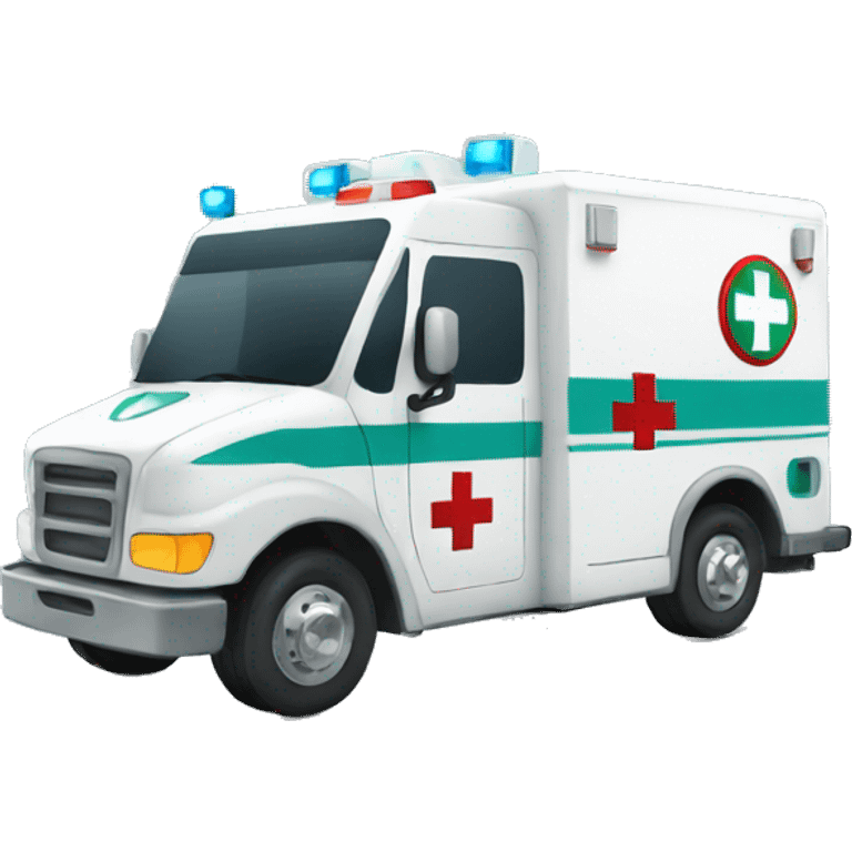 ambulance happy emogy emoji