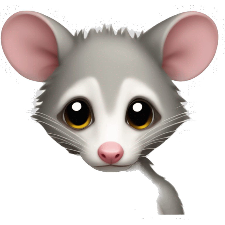 autistic opossum overwhelmed emoji