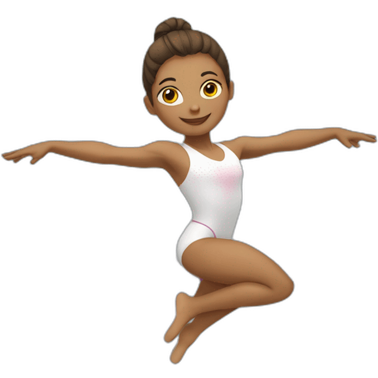 gymnast on balance beam emoji