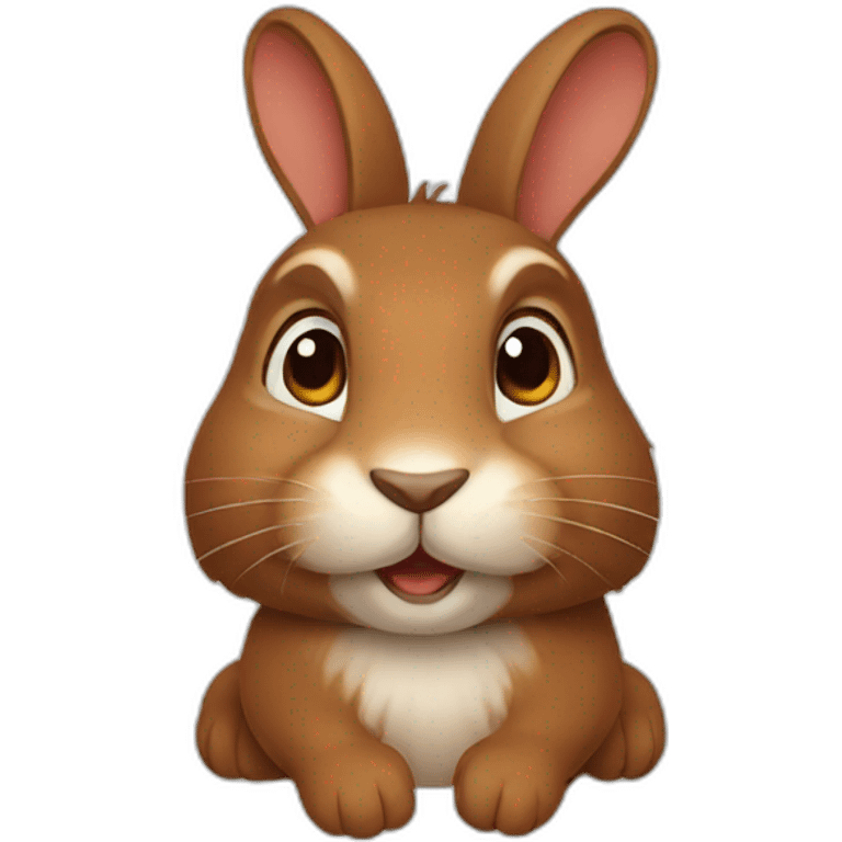 brown rabbit emoji