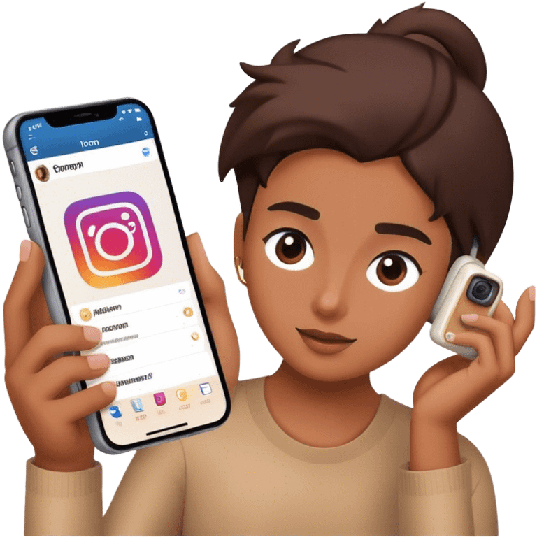 instagram no celular emoji