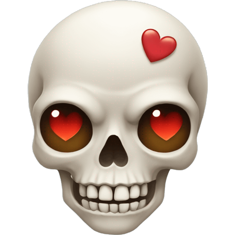 skull with heart eyes  emoji