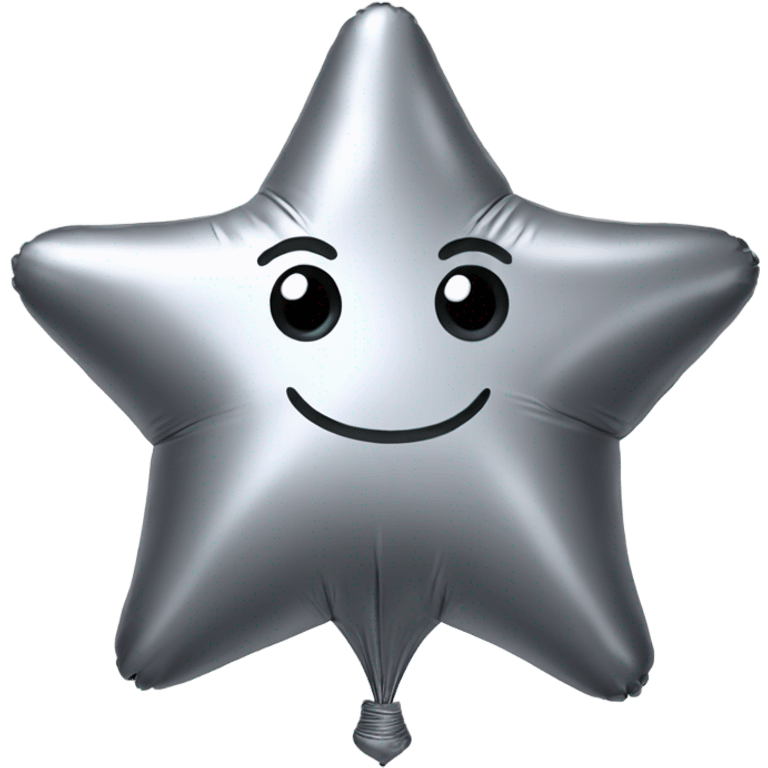 Silver balloon star emoji