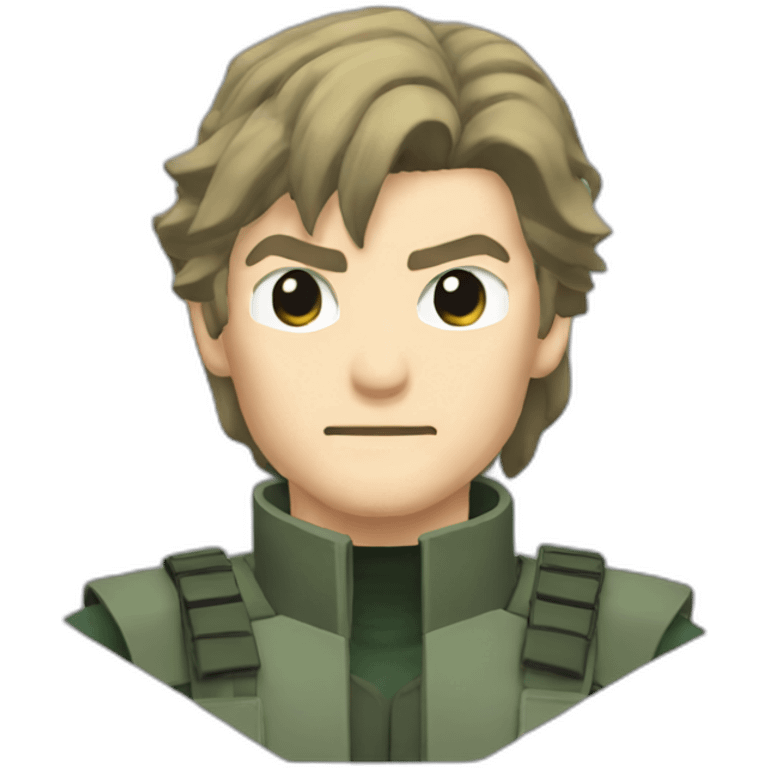 Solid Snake from MGS emoji