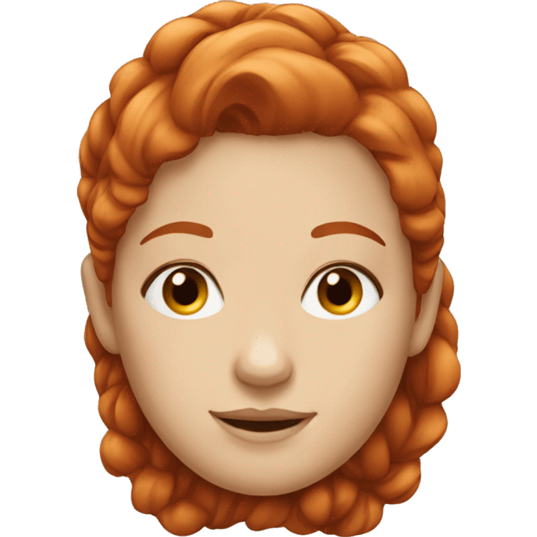 Redhead girl emoji