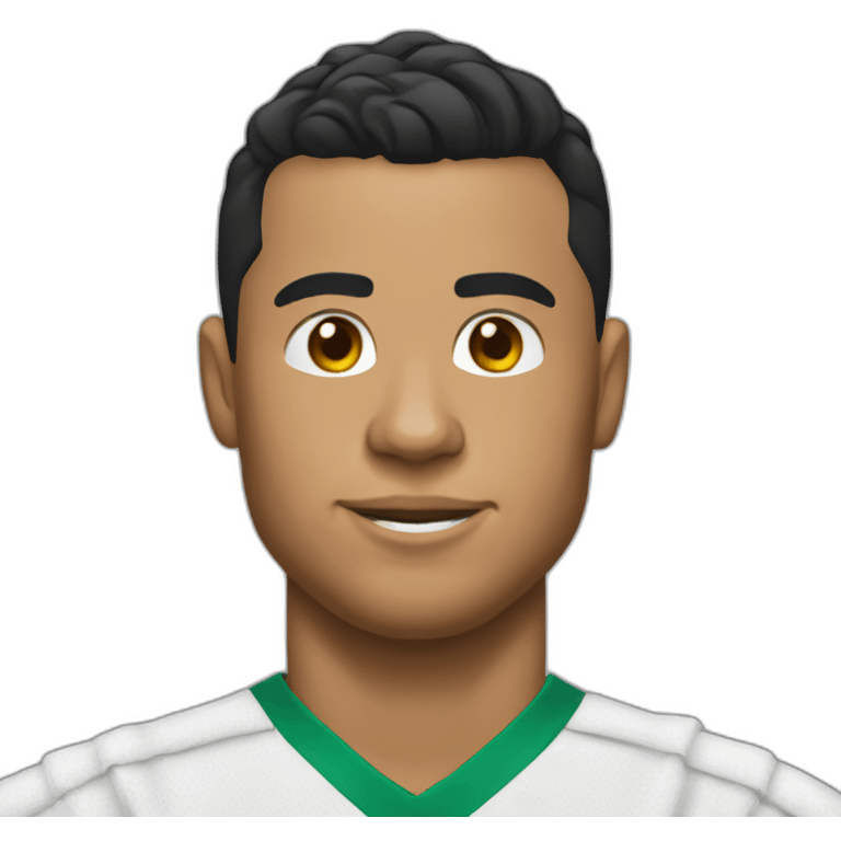 Ronaldo en robe emoji