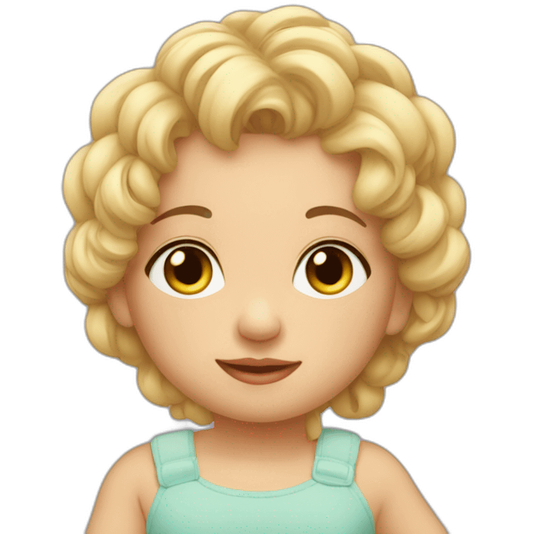 Bébé avec Cristi emoji