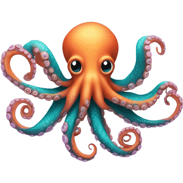 octopus flying emoji