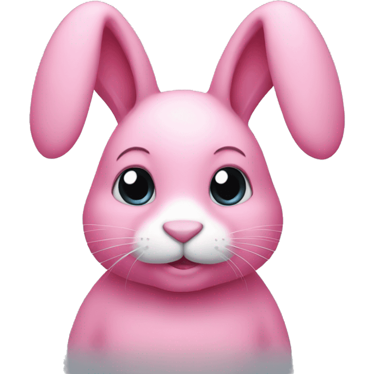 Pink rabbit  emoji