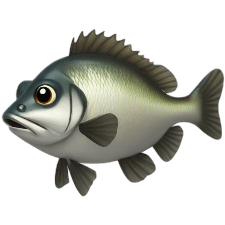 Racoon fusion fish emoji