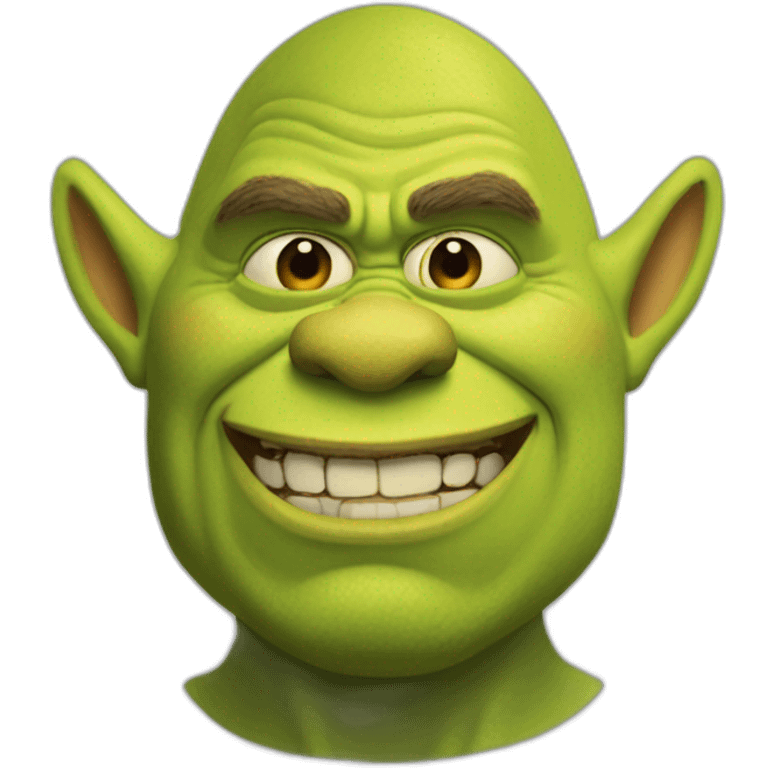 Shrek supris troll emoji