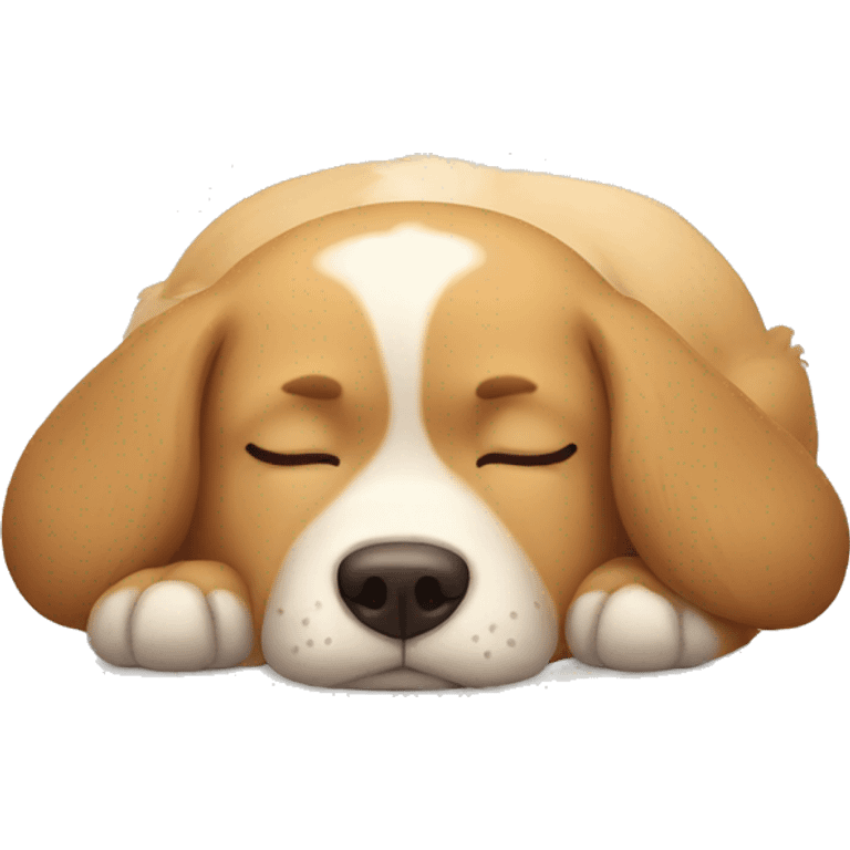 sleepy dog emoji