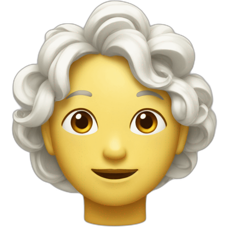 Chou-fleur avec visage emoji