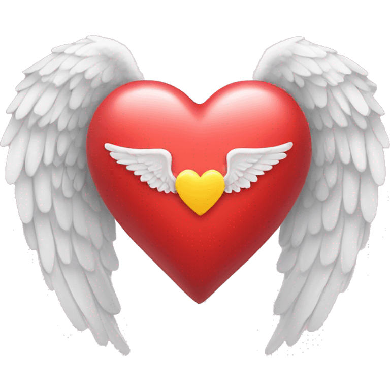 heart with angel wings emoji